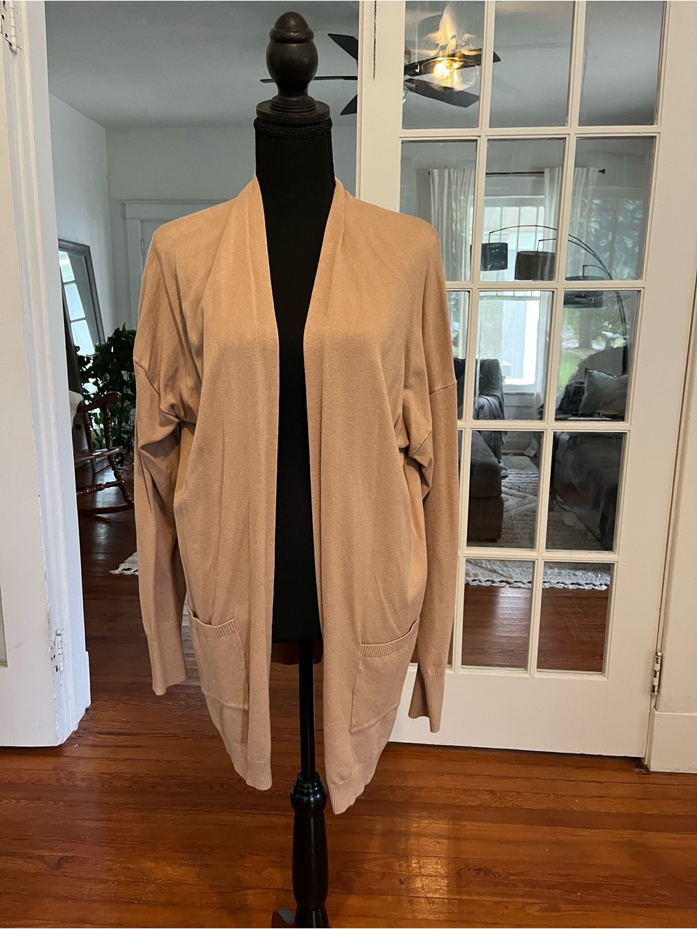 Women's Cato Open-Front Lightweight Cardigan - Beige